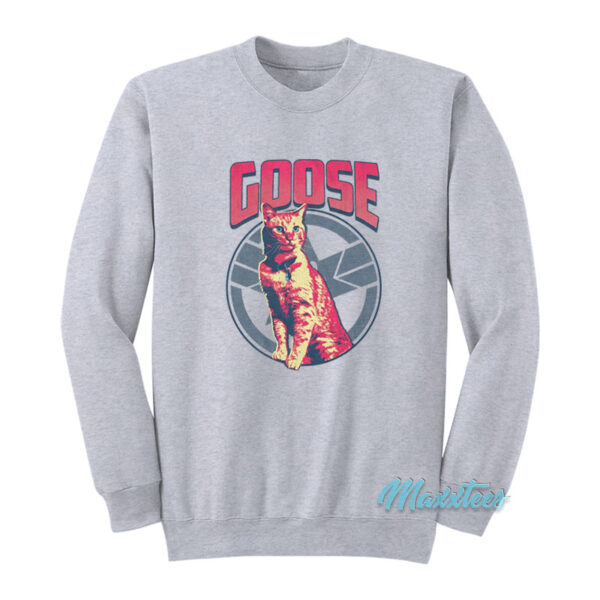 Captain Marvel Goose The Cat Sweatshirt