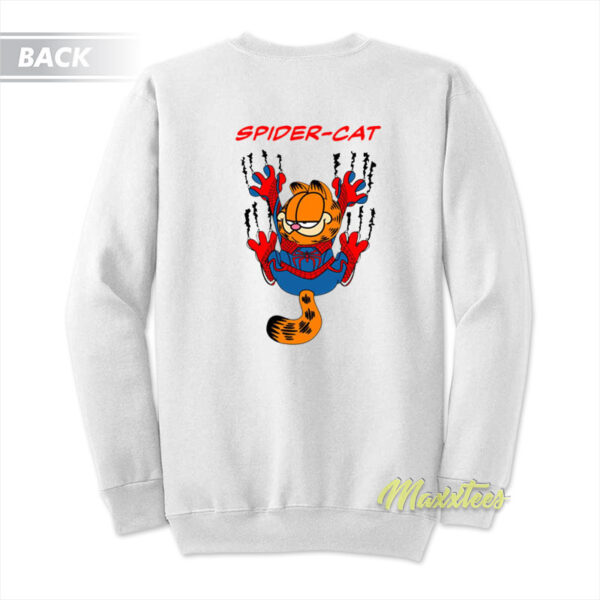 Cat Garfield Spider Sweatshirt