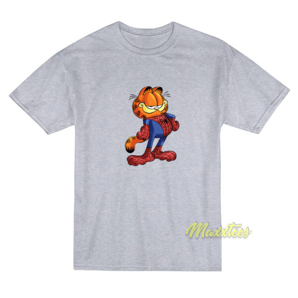 Garfield Cat Spiderman T-Shirt