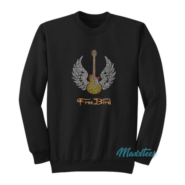 Lynyrd Skynyrd Free Bird Guitar Sweatshirt