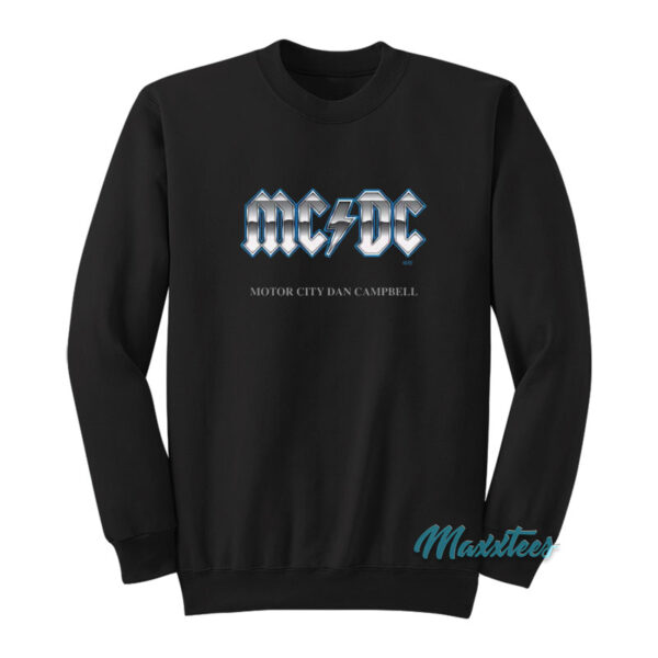 MC/DC Hero Motor City Dan Campbell Sweatshirt
