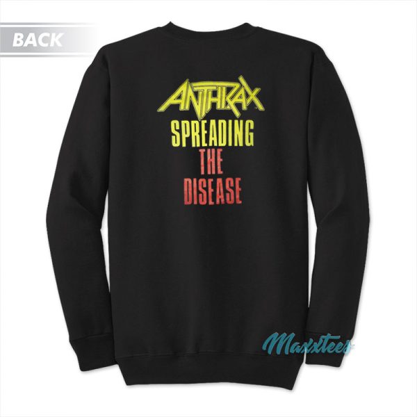 Mikey Way Anthrax Spreading The Disease Sweatshirt