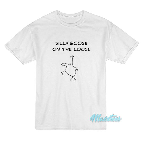 Silly Goose On The Loose Duck T-Shirt