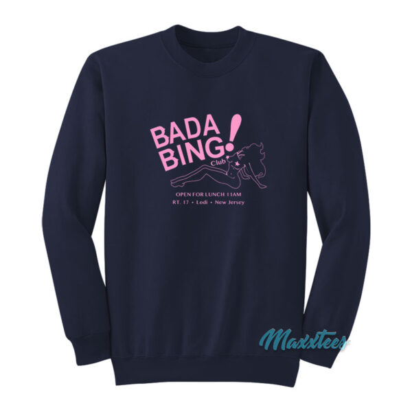 The Sopranos Bada Bing Club Lodi New Jersey Sweatshirt