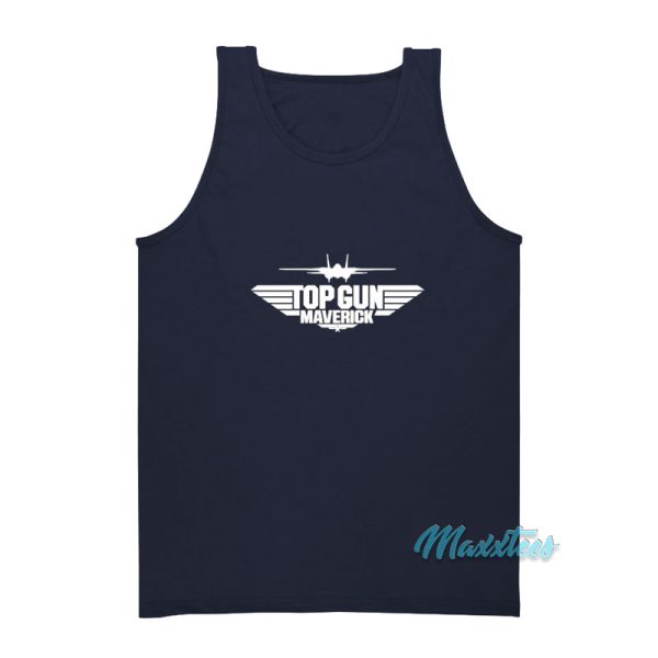 Tom Cruise Top Gun Maverick Logo Tank Top