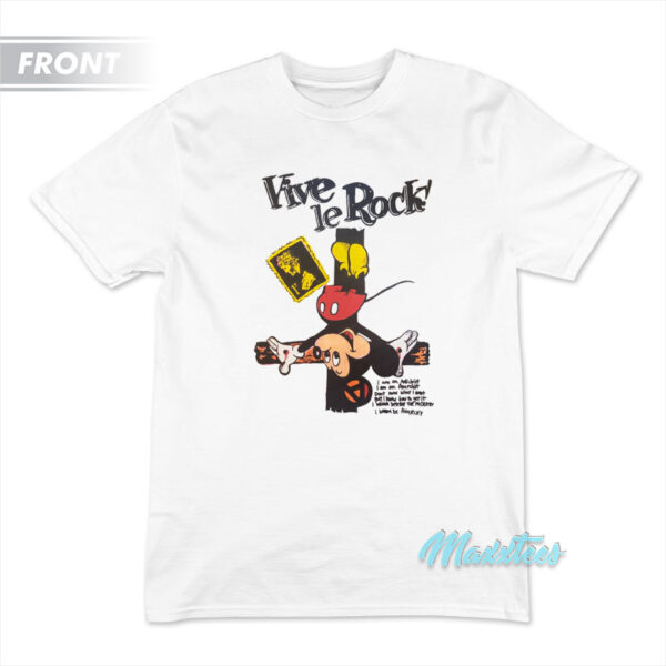 Vive Le Rock Crucified Mickey Seditionaries T-Shirt