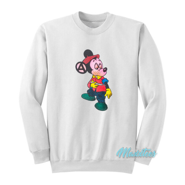 Seditionaries Mickey Mouse Shooting Dope Sweatshirt