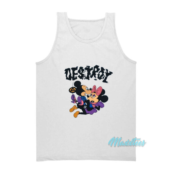Destroy Seditionaries Mickey And Minnie Tank Top