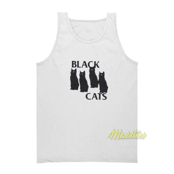 Black Cats Flag Tank Top