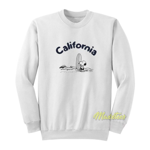 California Peanuts Surfing Sweatshirt