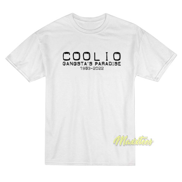 Coolio Gangsta Paradise 1963-2022 T-Shirt