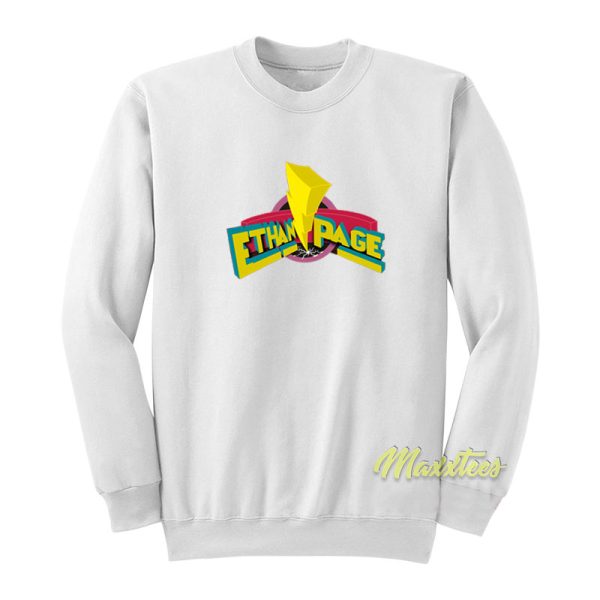 Ethan Page Power Rangers Sweatshirt