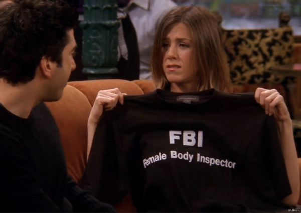 Fbi Female Body Inspector Friends T-Shirt