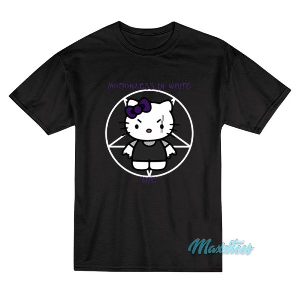 Hello Kitty Motionless In White Dye T-Shirt
