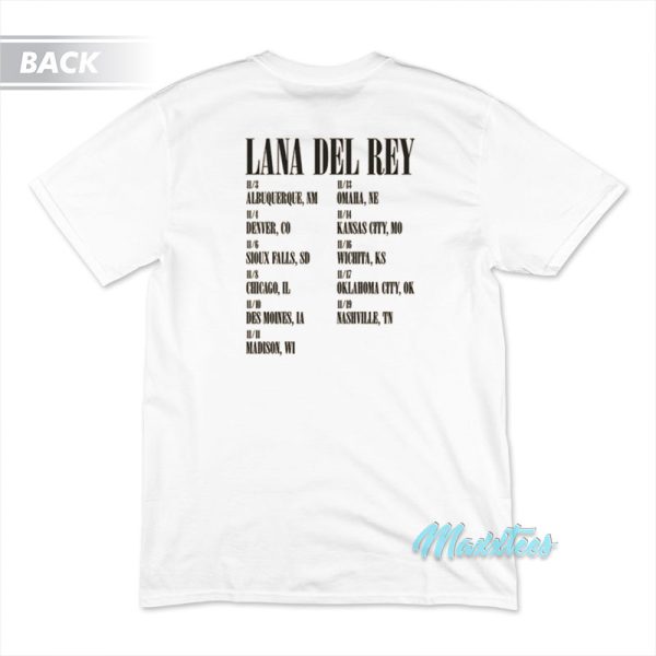 Lana Del Rey Norman Rockwell Tour T-Shirt
