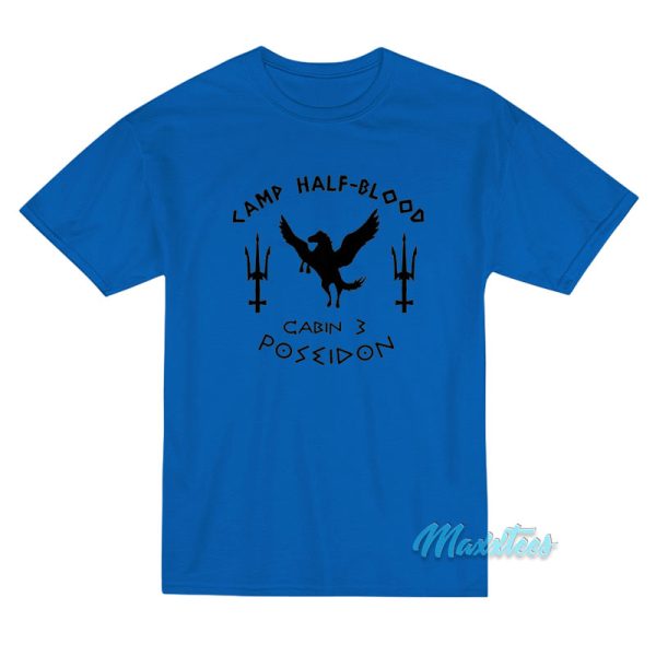 Percy Jackson Camp Half Blood Poseidon T-Shirt