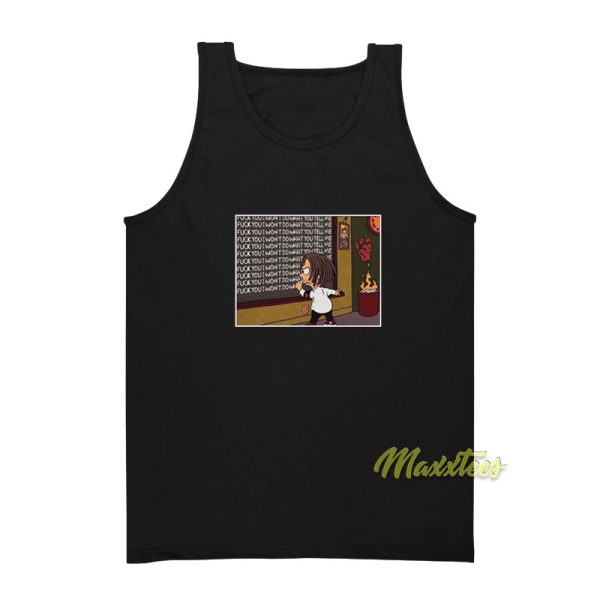 Rage Against The Machine Simpsons Tank Top