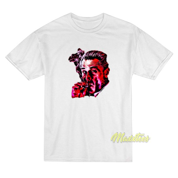 Robert De Niro Smoking Mafia T-Shirt