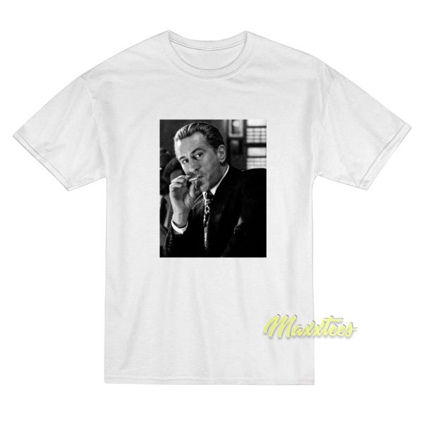 Robert De Niro Smoking Poster T-Shirt