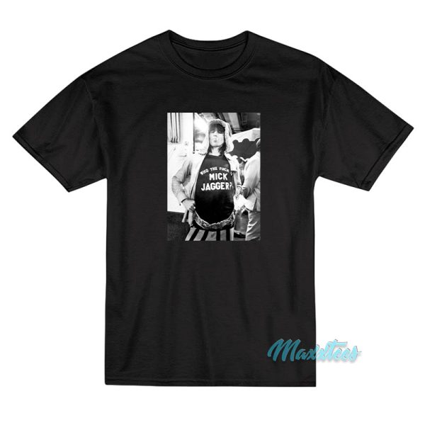 Keith Richards Who The Fuck Is Mick Jagger T-Shirt