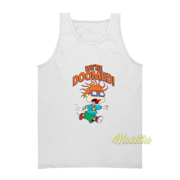 Rugrats Chuckie We're Doomed Tank Top