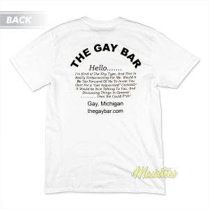 The Gay Bar Hello T-Shirt