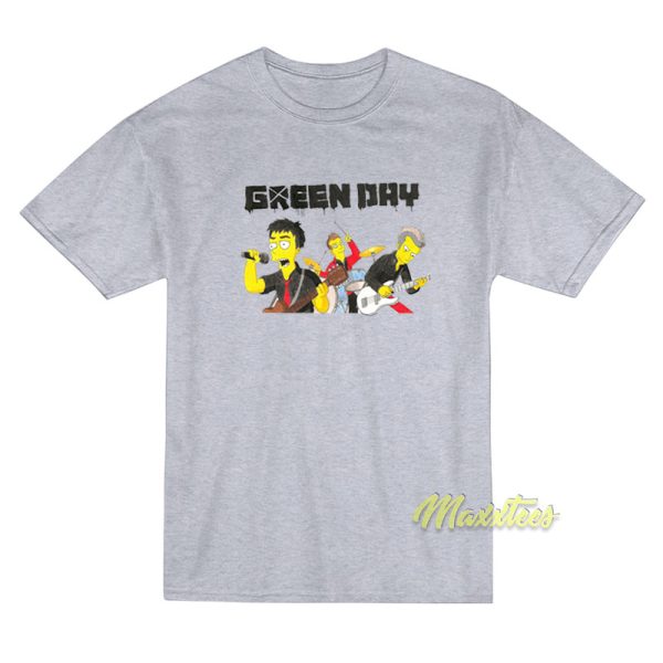 The Simpsons Green Day T-Shirt