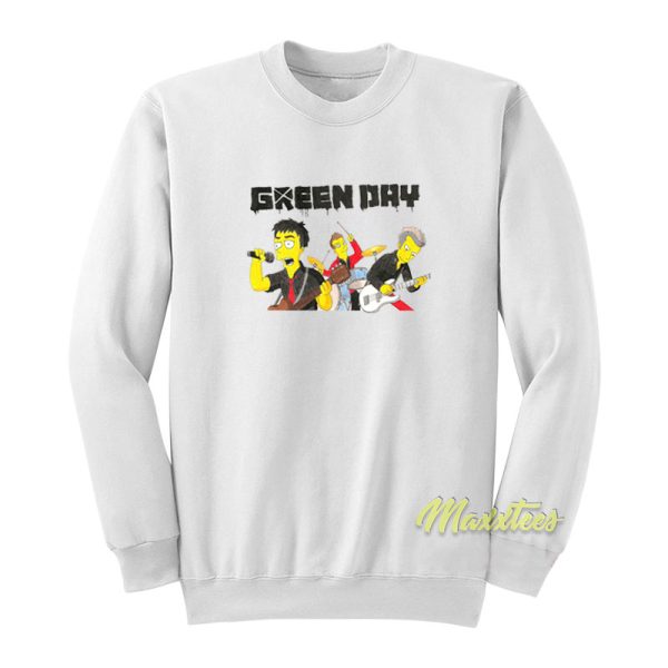 The Simpsons Green Day Sweatshirt