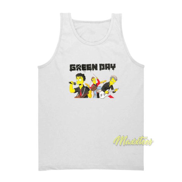 The Simpsons Green Day Tank Top