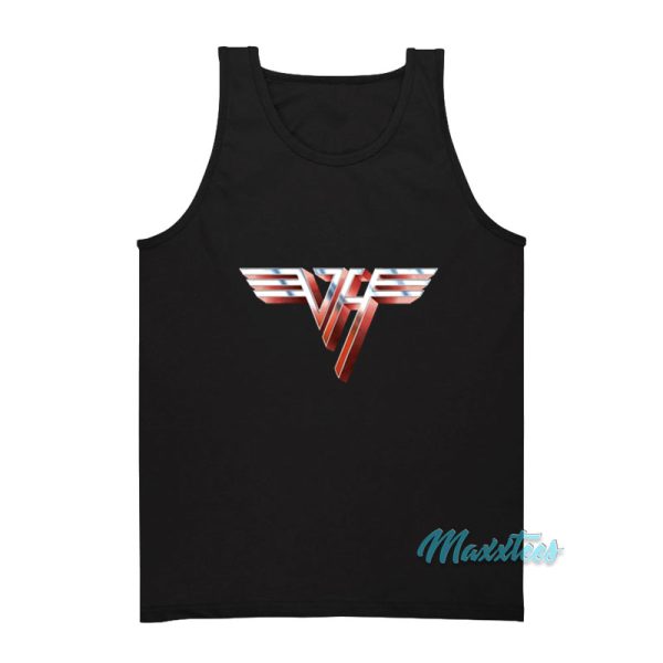The Wedding Singer Van Halen 2 Logo Tank Top