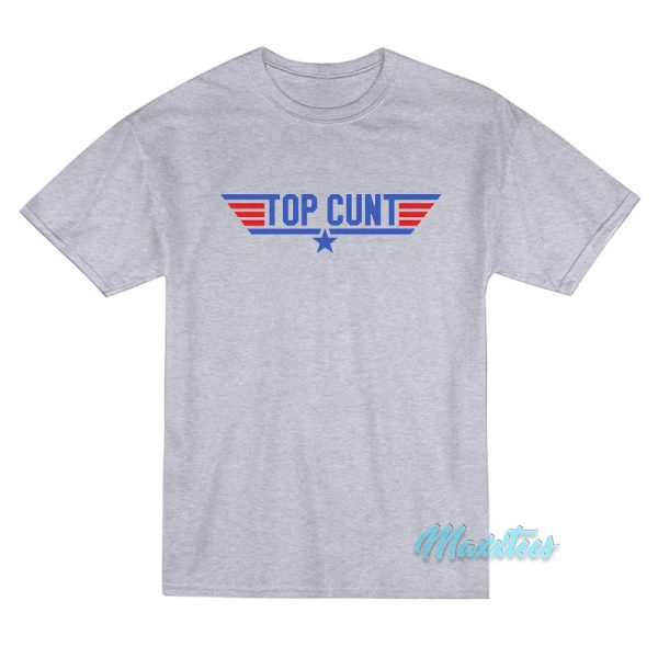 Top Cunt Top Gun Logo T-Shirt