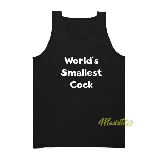 World's Smallest Cock Tank Top