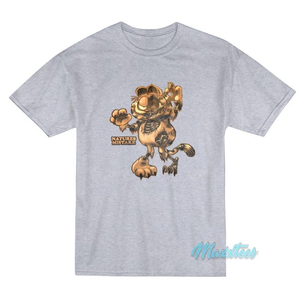 Zombie Garfield Natures Mistake T-Shirt
