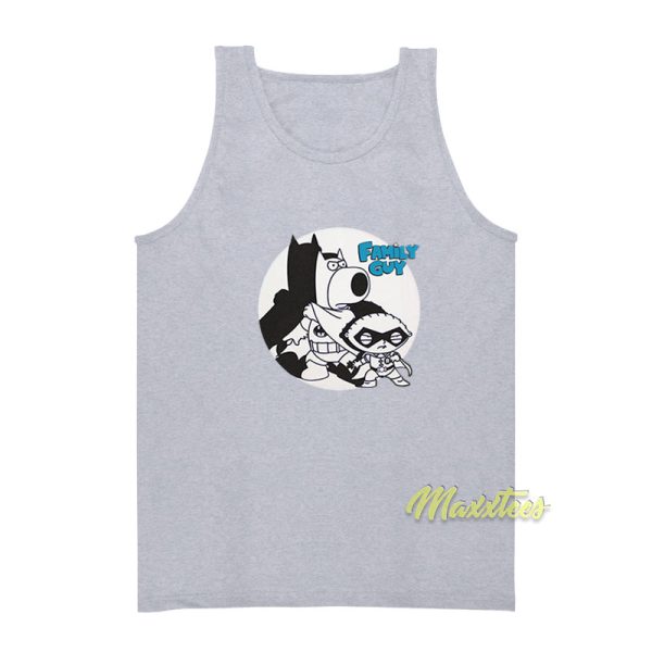 Family Guy Brian and Stewie Batman Tank Top