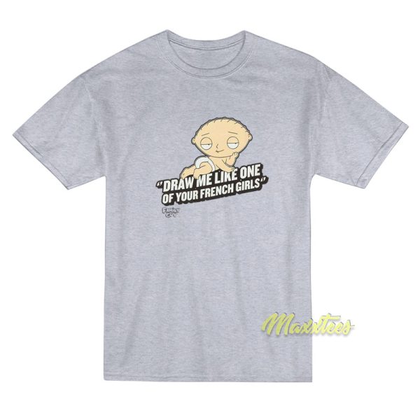 Family Guy Stewie French Girls T-Shirt