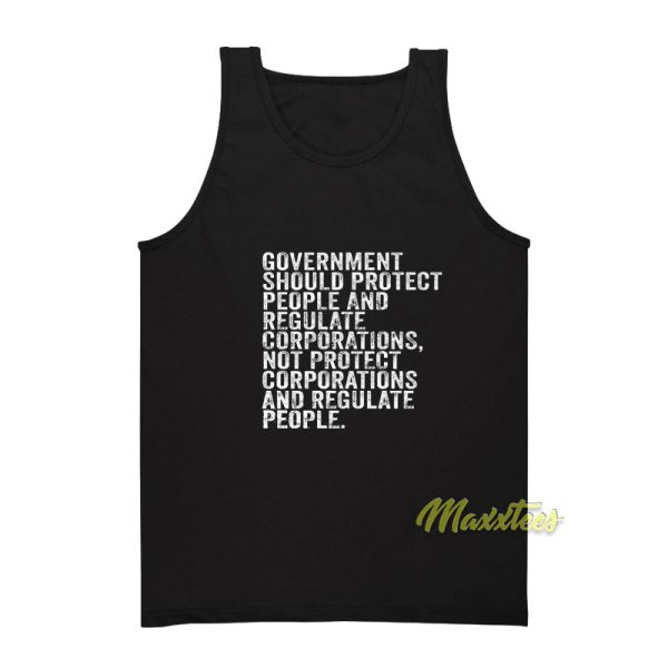 Government Should Protect People and Regulate Tank Top