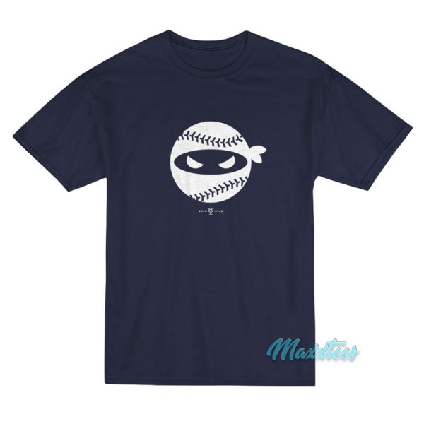 Ninja Sword Baseball Rotowear T-Shirt