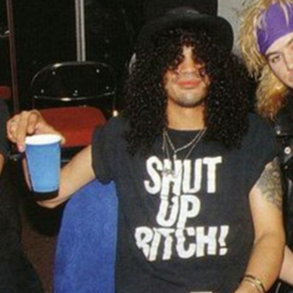 Slash Guns N Roses Shut Up Bitch T-Shirt