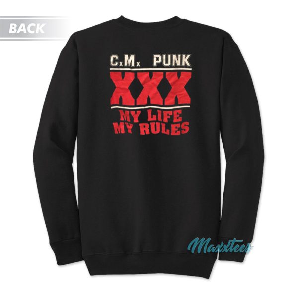 Straight Edge Hardcore Cm Punk Sweatshirt