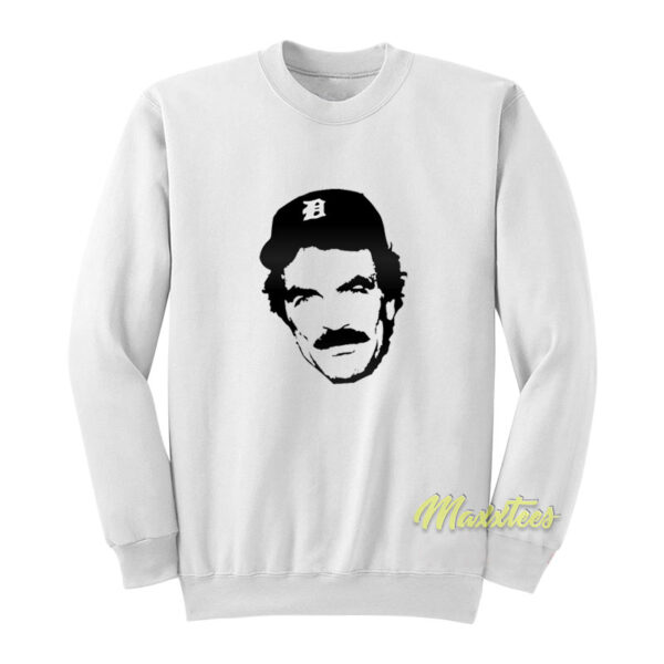 Tom Selleck Mustache Magnum Pi Sweatshirt