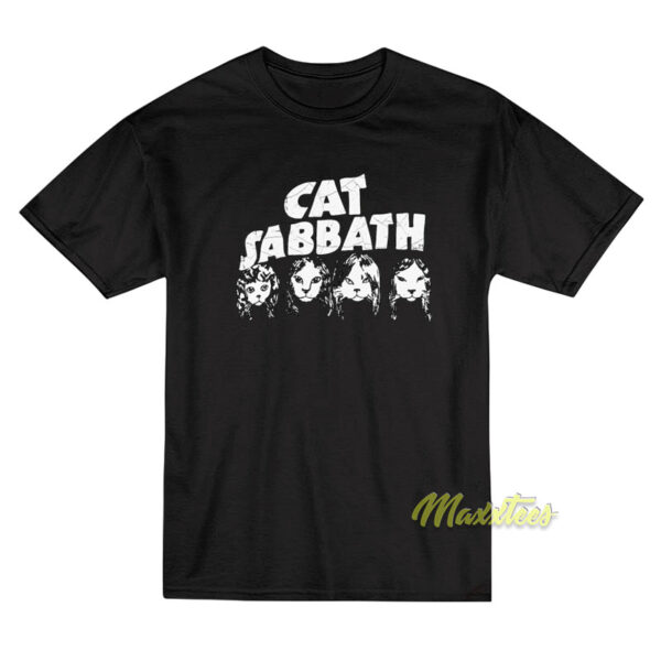 Black Sabbath Cat T-Shirt
