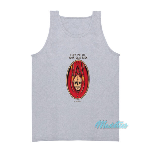 Fuck Me At Your Own Risk The Mountain Vvitch Tank Top