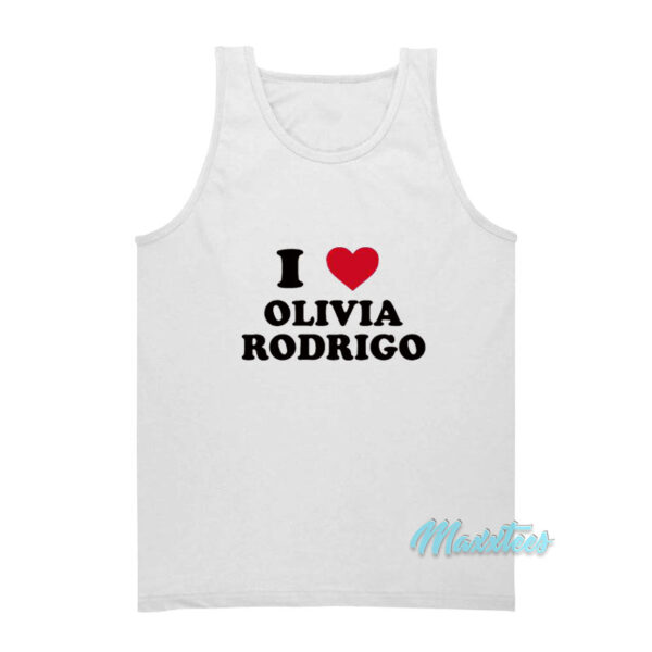 I Love Olivia Rodrigo Tank Top