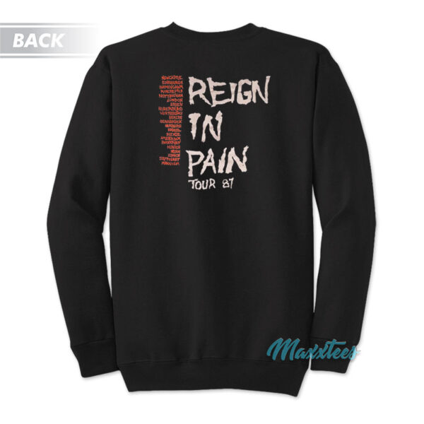 Kendall Jenner Slayer Reign In Pain Tour 87 Sweatshirt