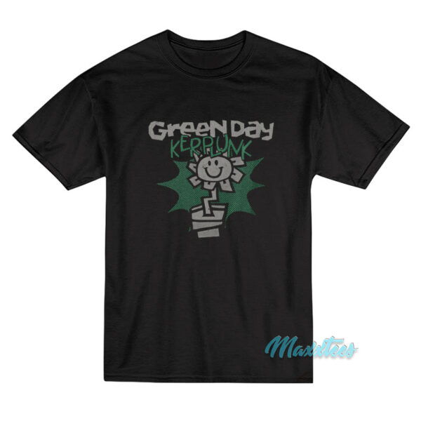 Kerplunk Green Day Flower Pot T-Shirt