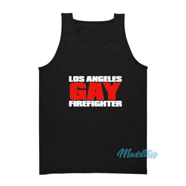 Los Angeles Gay Firefighter Tank Top