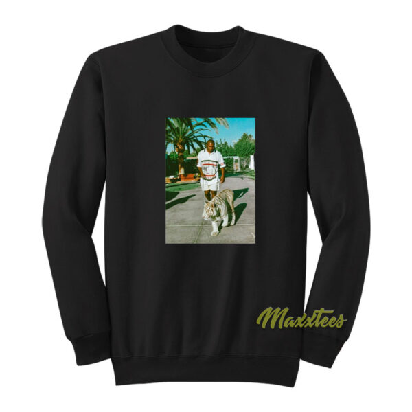 Mike Tyson Walking Tiger Sweatshirt
