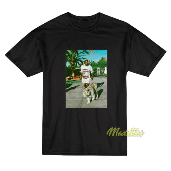 Mike Tyson Walking Tiger T-Shirt