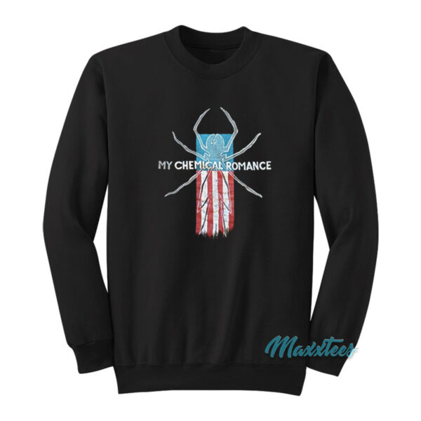 MCR Spider American Flag Sweatshirt