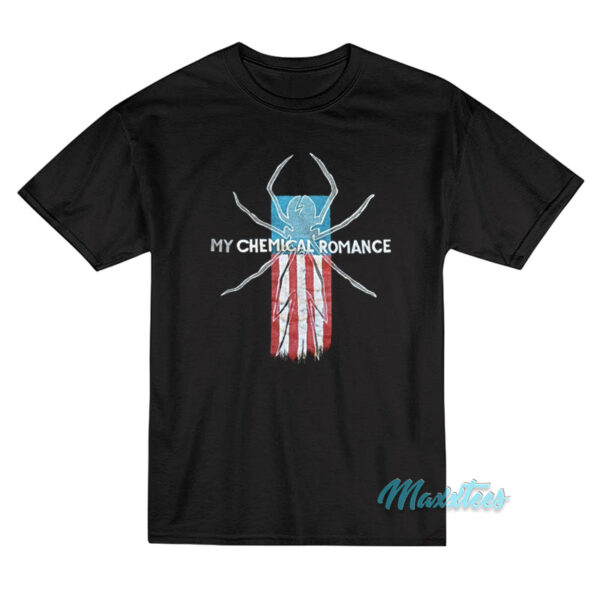 MCR Spider American Flag T-Shirt